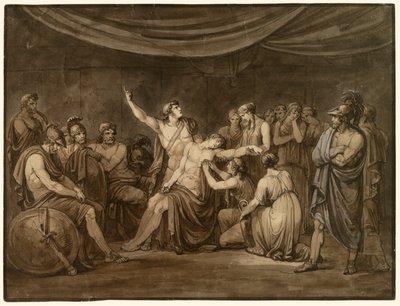 Aşil, Hector Tarafından Öldürülen Ölü Patroclus