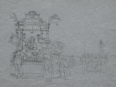 meyve satıcısı by Bartolomeo Pinelli