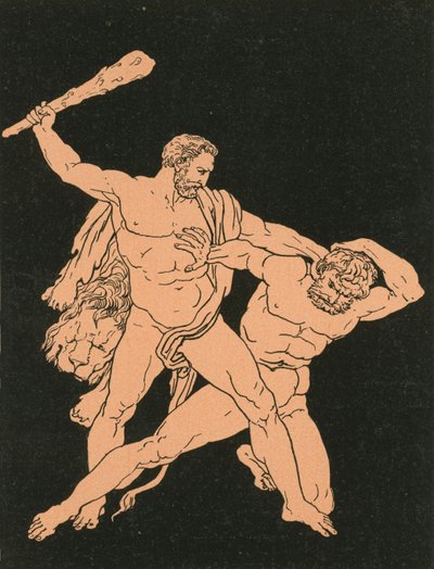 Herkül ve Cacus by Bartolomeo Pinelli