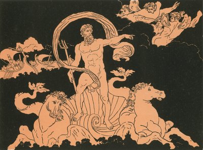 Dalgaları Durduran Neptün by Bartolomeo Pinelli