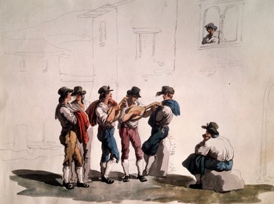 Serenat, Bartolomeo Pinelli (1781-1835), İtalya by Bartolomeo Pinelli