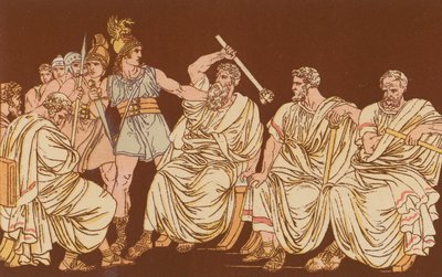 Galyalılar ve Senatörler by Bartolomeo Pinelli