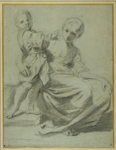Anne ve çocuk (carta azzurra
