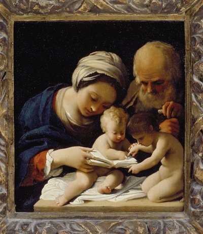 Genç Vaftizci Yahya ile Kutsal Aile by Bartolomeo Schedoni