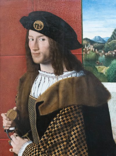 Bir beyefendinin portresi by Bartolomeo Veneto