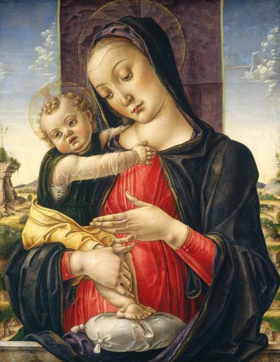 madonna ve çocuk by Bartolomeo Vivarini