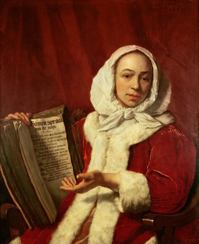 Şarap Kutlayan Genç Bir Kadın, 1665 by Bartolomeus van der Helst
