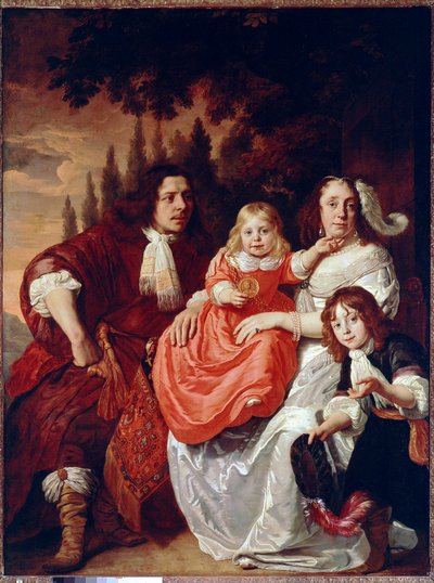 Reepmaker ailesinin portresi (tuval üzerine yağlı boya by Bartolomeus van der Helst