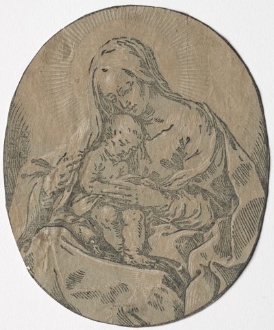 madonna ve çocuk by Bartolommeo Coriolano