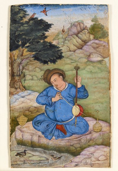 Manzaradaki müzisyen, 1575-1580 by Basawan
