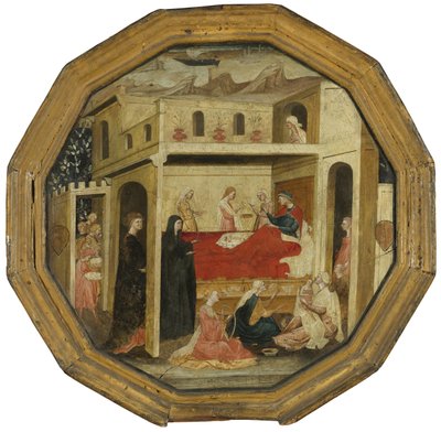 Montauri Doğum Tepsisi, 25 Nisan by Batrolomeo di Fruosino