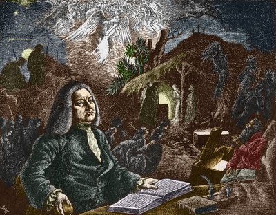 George Frederick Handel'in Portresi (Georg Friedrich Handel by Batt (1892 1945)