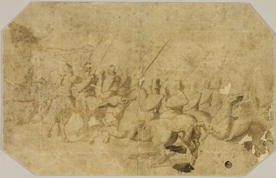 Bir Süvari Şirketi by Battista Franco