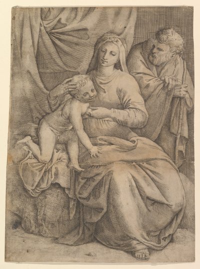 Kutsal Aile, 1510-61. by Battista Franco Veneziano