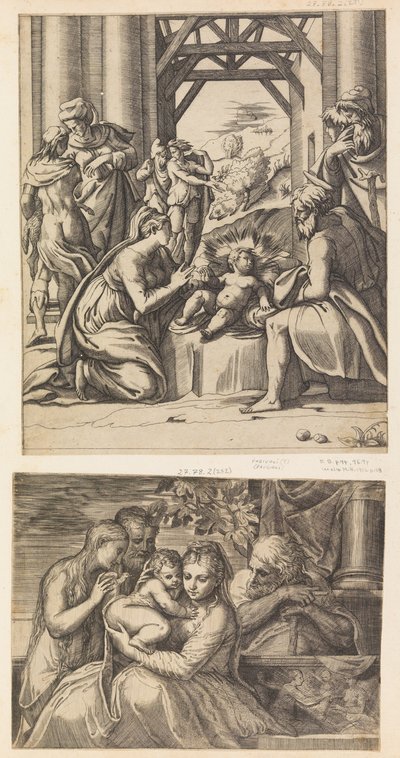 Kutsal Aile. by Battista del Moro