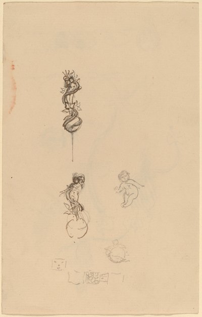 Takı Tasarım Çalışmaları [recto] by Beatrice Godwin Whistler