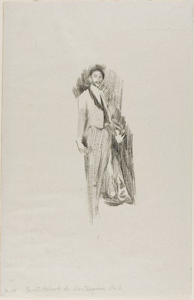 Kont Robert de Montesquiou by Beatrix Godwin Whistler