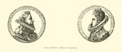 Albert VII, Avusturya Arşidükü ve İspanya Isabella, İspanyol Hollanda Valileri by Belgian School