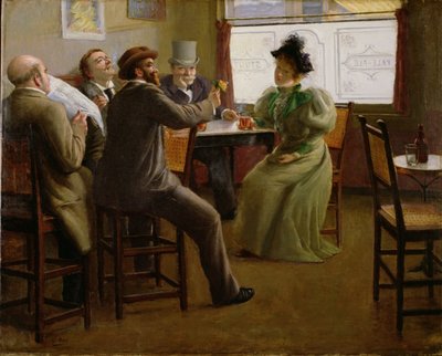 Barın içi, c.1880 by Belgian School