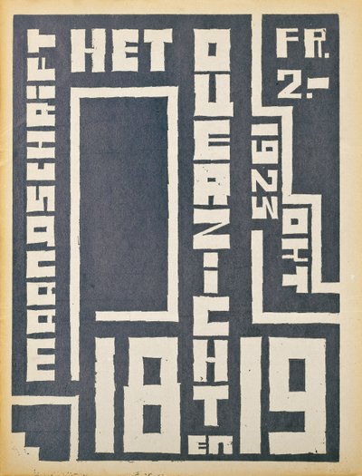 "Genel Bakış" dergisinin 1923 sayısı için kapak, 1923 by Belgian School