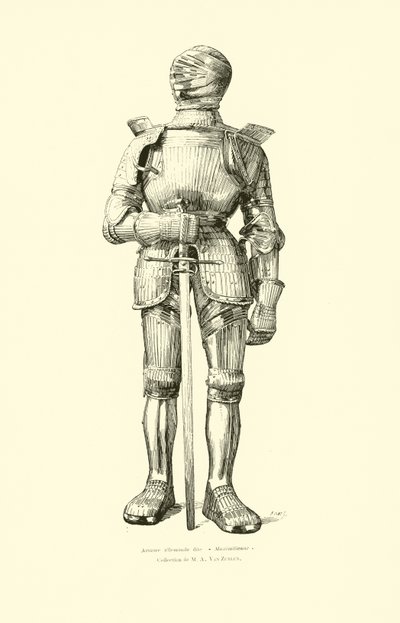 Alman Maximilian zırh takımı by Belgian School