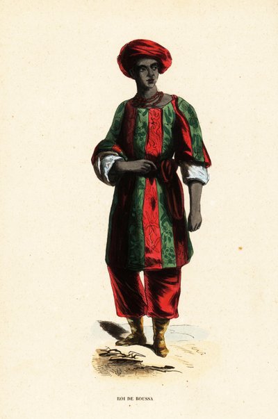 Hausa halkının kralı by Belgian School