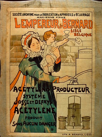 Lempereur & Bernard Asetilen Aydınlatma by Belgian School