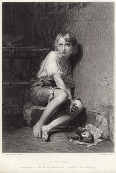 Tapınakta Louis XVII by Belgian School