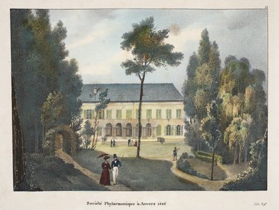 Societe Phylarmonique a Anvers 1826, c.1895 (fotokrom) by Belgian School