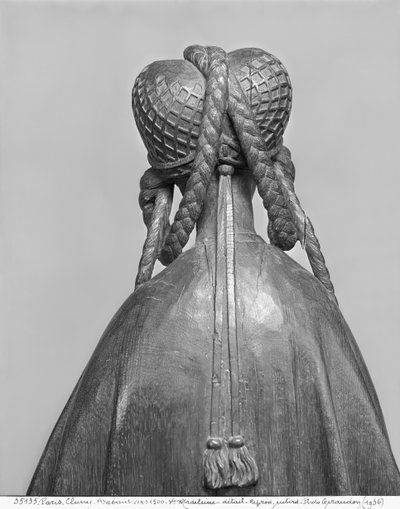 Magdalalı Aziz Meryem, arkadan bakıldığında, yaklaşık 1500 (meşe) (ayrıca bkz. 266931-32) by Belgian School