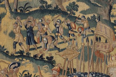 Cyrus II The Great'in Öyküsü, c.1590 (goblen) by Belgian School