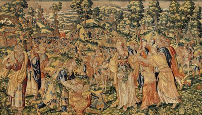 Cyrus II The Great'in Öyküsü, c.1590 (goblen) by Belgian School