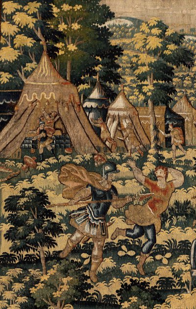 Cyrus II The Great'in Öyküsü, c.1590 (goblen) by Belgian School