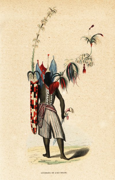 Solor Adası Savaşçısı, Küçük Sunda Adaları, Endonezya by Belgian School