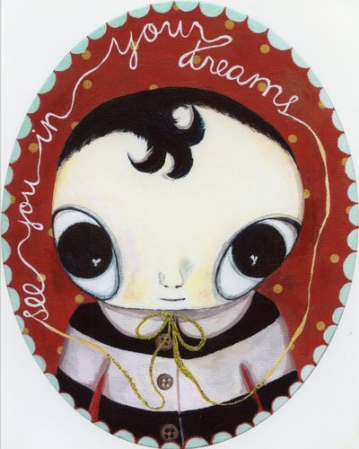 Rüyada görüşmek üzere, 2010, tuval üzerine yağlı boya by Bella Larsson