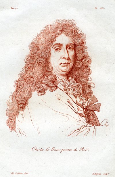 Charles le Brun, Fransız Barok dönemi ressamı, 19. yüzyıl. by Bellefond