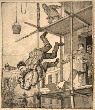 Toulouse draması, 'Le Petit Parisien', 1891 by Beltrand and Clair Guyot, E. Dete