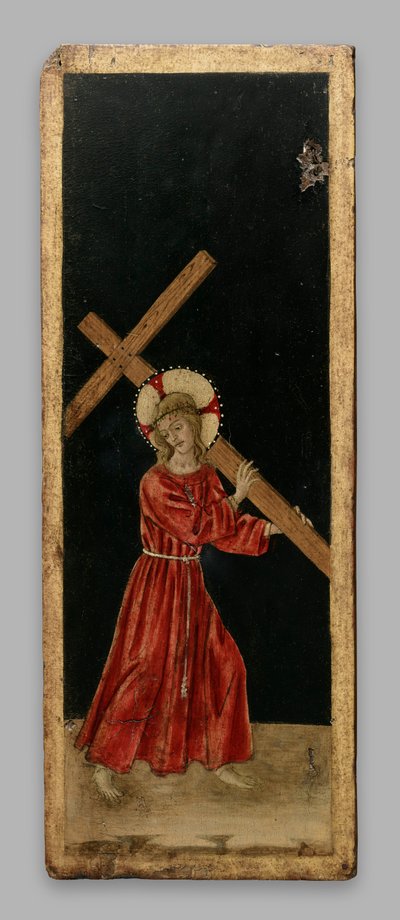 Haç Taşıyan İsa; İsa Mesih; Çarmıha Gerilme by Benedetto Bonfigli