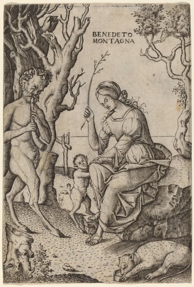 satir ailesi by Benedetto Montagna