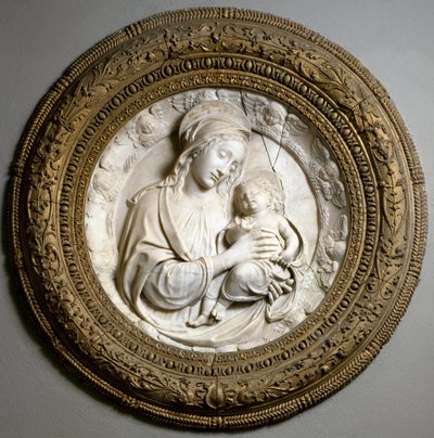 Bakire ve Çocuk. Heykel by Benedetto da Maiano