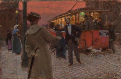 Roma Tramvayı, 1905 by Benes Knupfer
