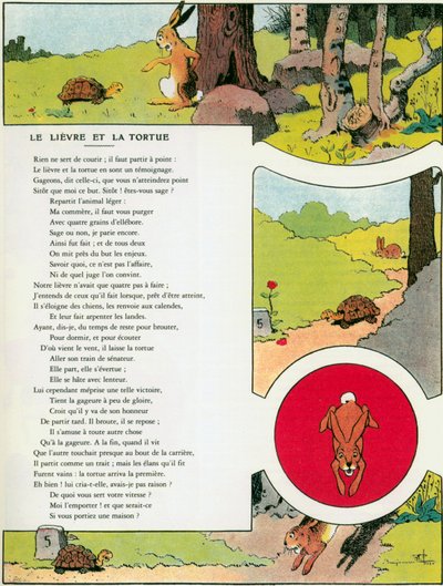 Tavşan ve Kaplumbağa, Jean de la Fontaine