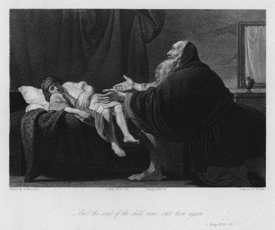 İlyas Dul Kadının Oğlunu Yetiştirir by Benjamin (after) West
