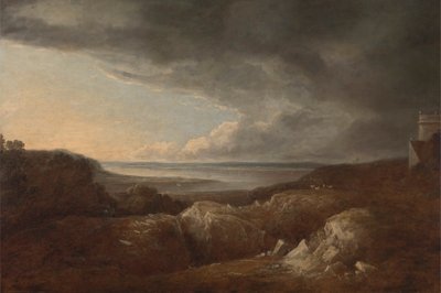 King's Weston, Lord de Clifford'un Koltuğu yakınlarındaki Severn Nehri manzarası by Benjamin Barker