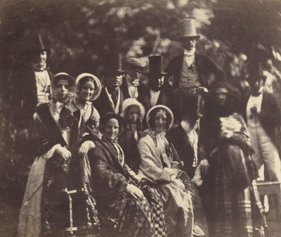 Düğün Grubu, c. 1852 veya 1853. by Benjamin Brecknell Turner