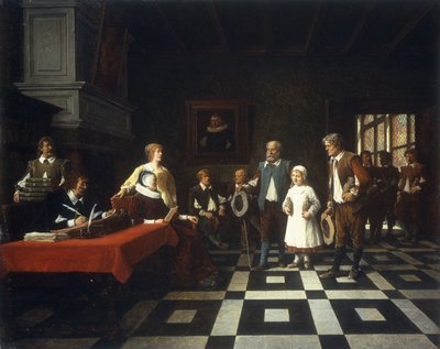 Vergi Memurlarında, 1889 by Benjamin Eugene Fichel