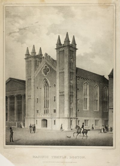 Mason Tapınağı, Boston by Benjamin F. Nutting