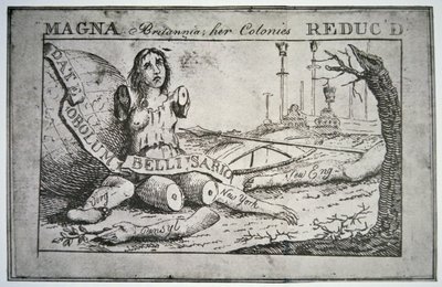 Büyük Britanya: kolonileri azaltıldı (lito) by Benjamin Franklin