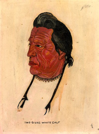 İki Silah Beyaz Buzağı, n.d. by Benjamin H. Frayser