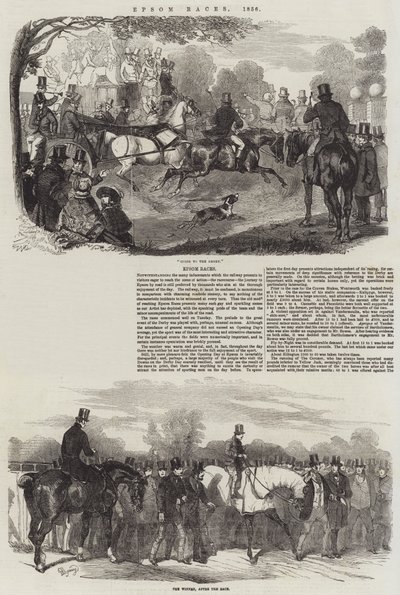 Epsom Yarışları, 1856 by Benjamin Herring